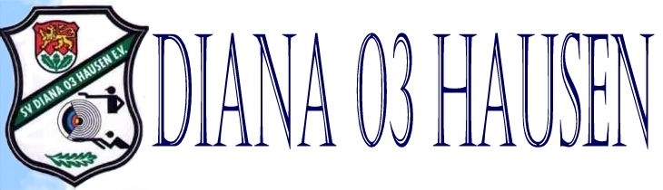 Wappen und Schriftzug 'Diana 03 Hausen'